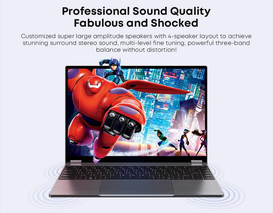 CHUWI FreeBook 2 in 1 Laptop Tablet 13.5" FHD Touch Screen Intel N150 / N100 12GB / 16GB LPDDR5 512G SSD WIFI 6 2256*1504
