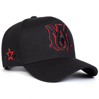 Unisex MA Letter Embroidery Baseball Caps Spring Autumn Outdoor Adjustable Casual Hats Sunscreen Hat Sports Cap