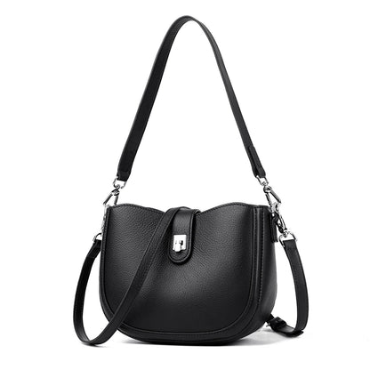 Luxury Genuine Leather Tote Bag Women Real Cow Leather Handbag Fashion Ladies Shoulder Crossbody Bags 2025 New Female Sac A Main
