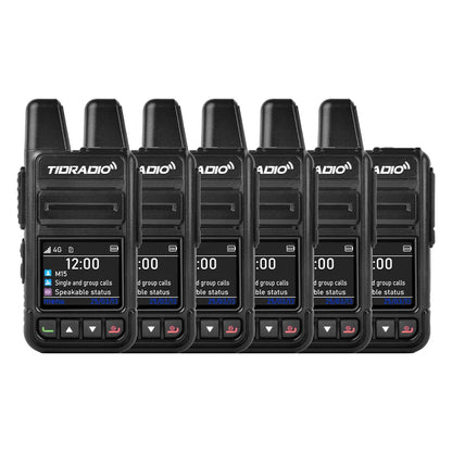 TIDRADIO TD-M15 Global Signal POC Radio with 1 Year Sim Card Walkie Talkie Long Range 4G 5000 Miles for Hiking and Camping