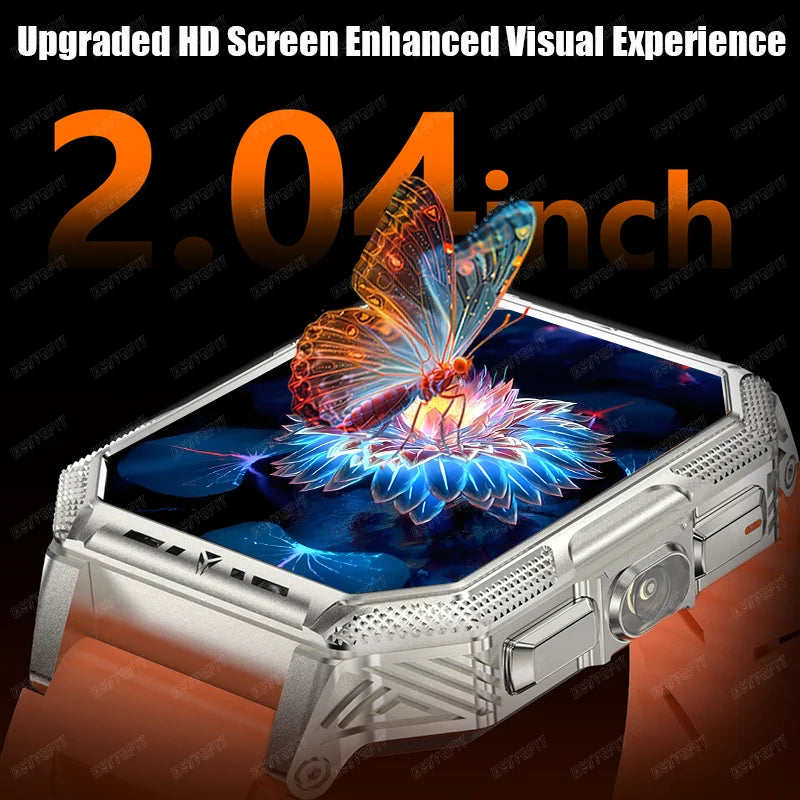 2026 newhigh-endoutdoorhikingadventuresmartwatch,1400mAh large battery,wirelesscommunication,voiceassistant,heartrate monitoring