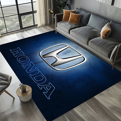 Racing Car H-HONDA HRC Motorcycle Carpet Rug for Living Room Bedroom Home Sofa Decoration,Kids Area Rug Non-slip Floor Mat Gift