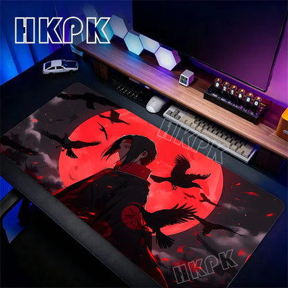 Gamer Larger XXL Mouse Pad Uchiha Itachi Madara Naruto Uzumaki Mousepad Computer Keyboard Desk Mat Gaming Accessories Mousepad