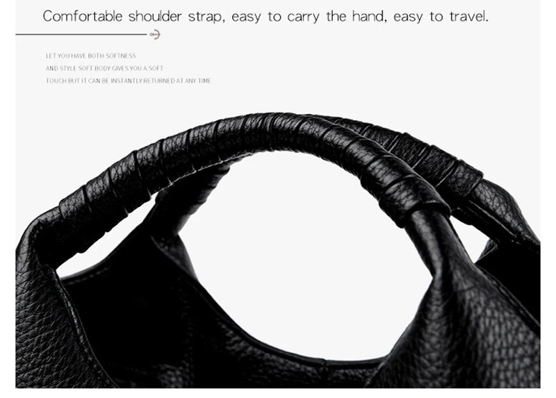 Authentic Leather Tote Bag Luxury Large Capacity Women's Single Shoulder Diagonal Crossbody Bags Fashion Simple Female Handbag