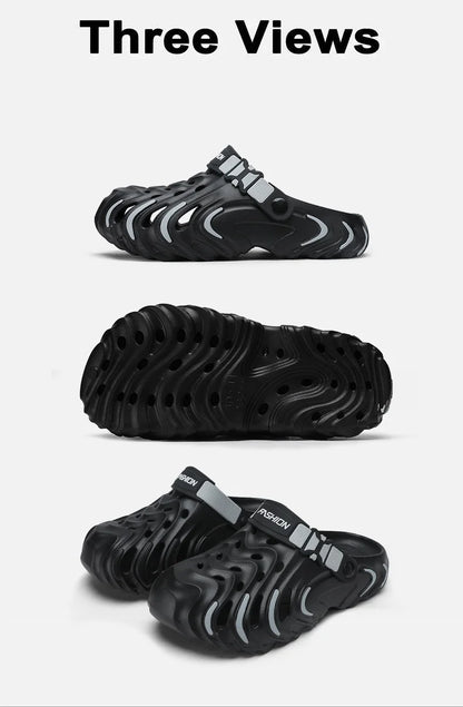 Summer Men's Outdoor Clogs EVA Soft Slippers For Man Beach Sandals Slides Garden Shoes New Men Casual Shoes Male Beach Slippers