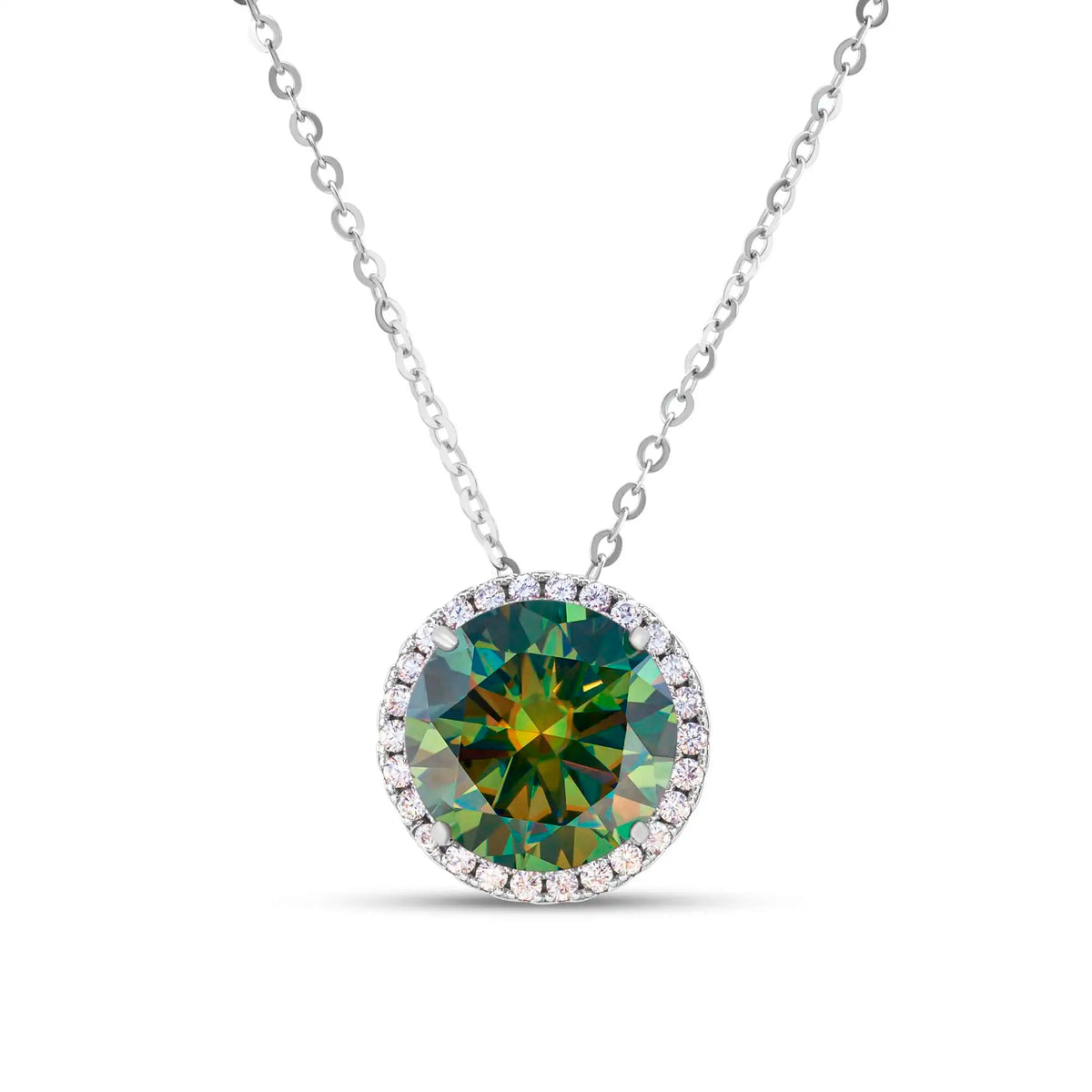5CT D Color Moissanite Classic Pendant Necklace Fairy Necklace Real 925sterling Silver Women Fine Jewelry For Valentine's Party