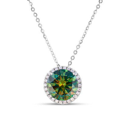 5CT D Color Moissanite Classic Pendant Necklace Fairy Necklace Real 925sterling Silver Women Fine Jewelry For Valentine's Party