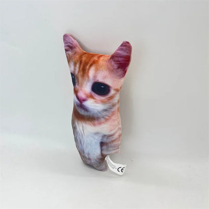 Cute El Gato Cat Plush Toys Wowwow Cat Dolls Plushies Simulation Stuffed Animals Birthday Holiday Gift Kids Collectible Toy