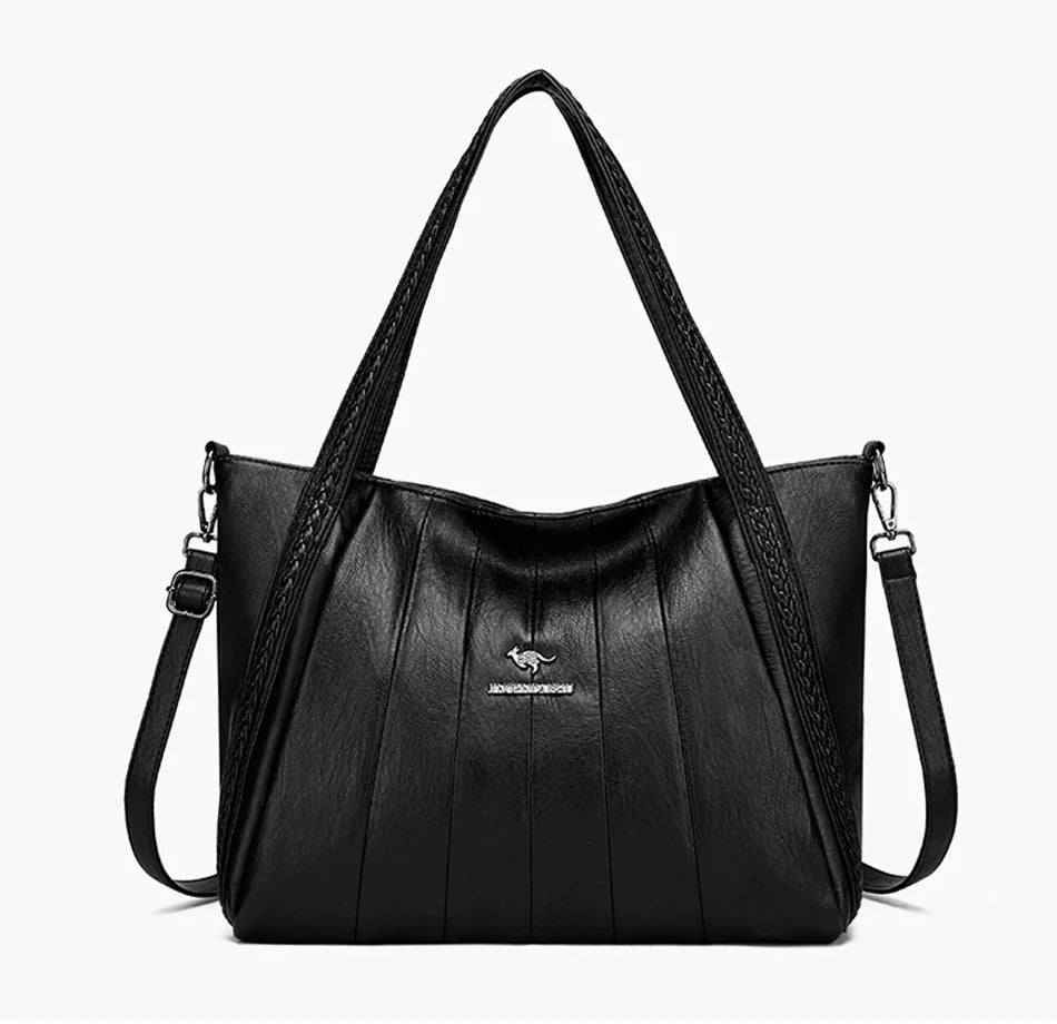 Genuine Brand Leather Women Handbag Luxury Designer Shoulder Crossbody Bags Ladies Purse Messenger Tote Bag Female Commuting Bag