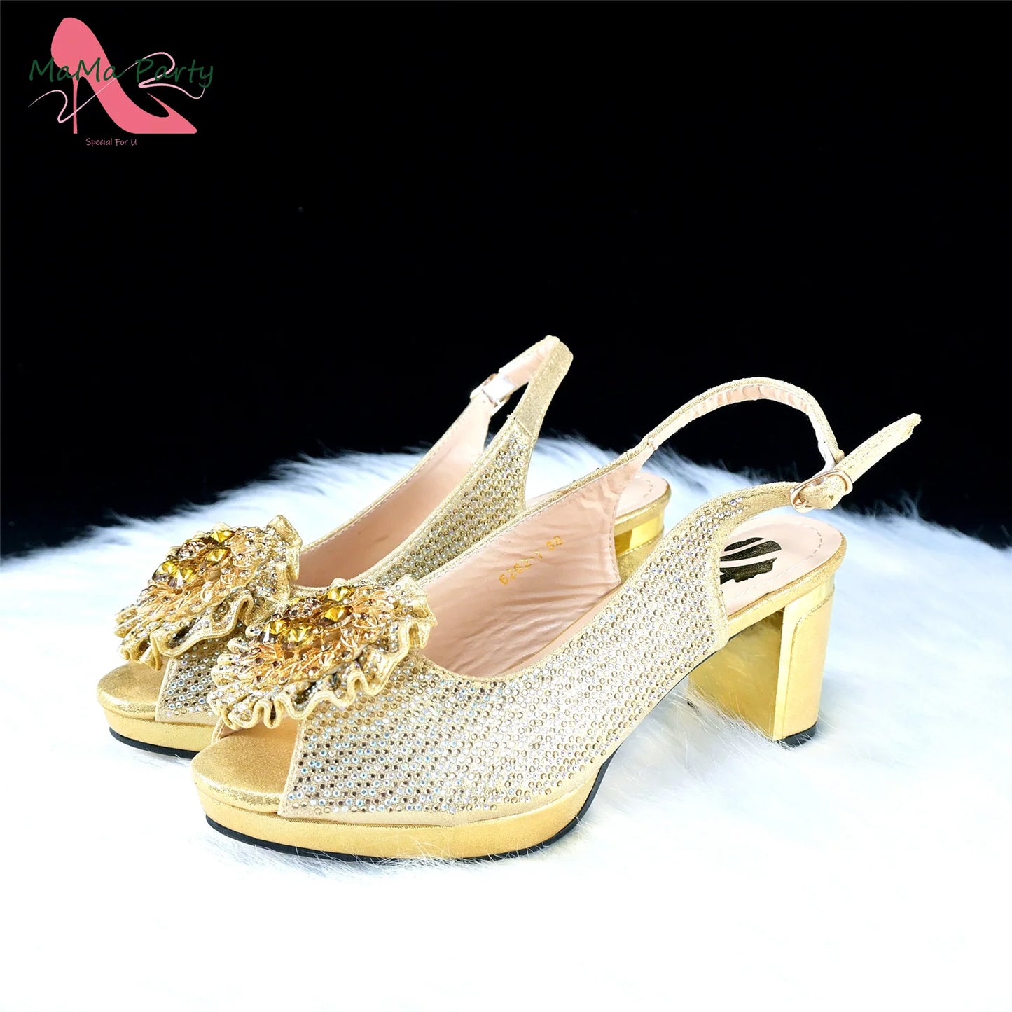 Mature Italian Women Shoes Matching Bag Set in Green Color 7 CM Comfortable Heels with Plaform Elegant Peep Toe Sandals