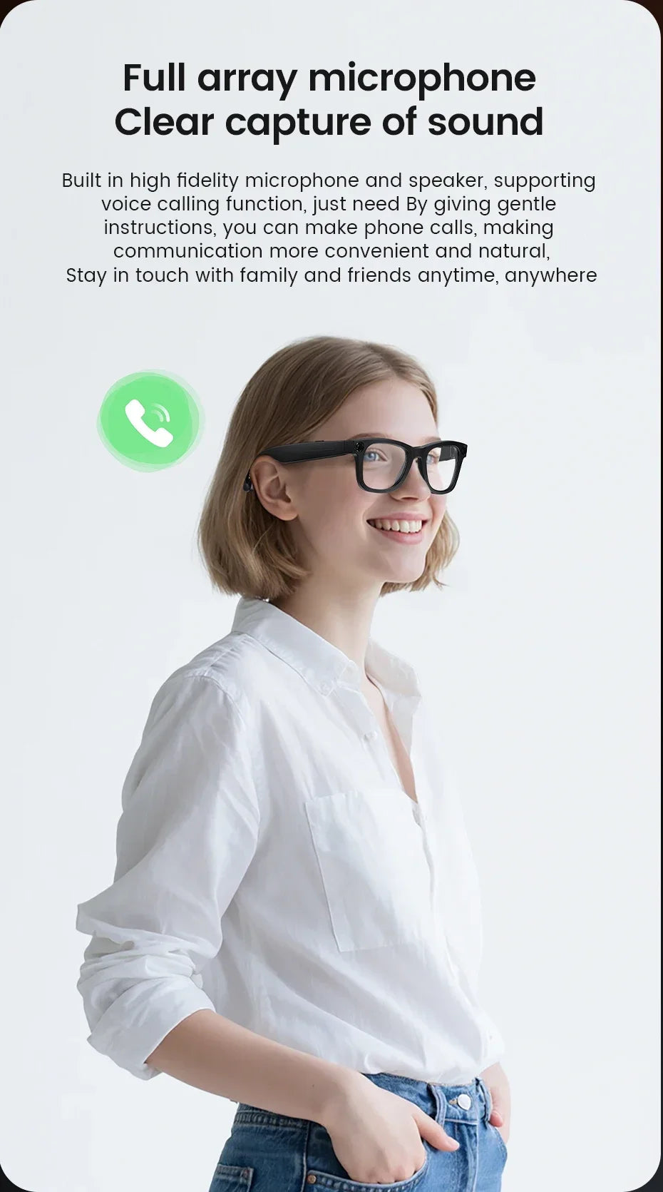 New Smart Glasses E02C Electrochromic Lenses 800W HD Camera AI Interaction Voice Assistant Simultaneous Translation Smartglasses