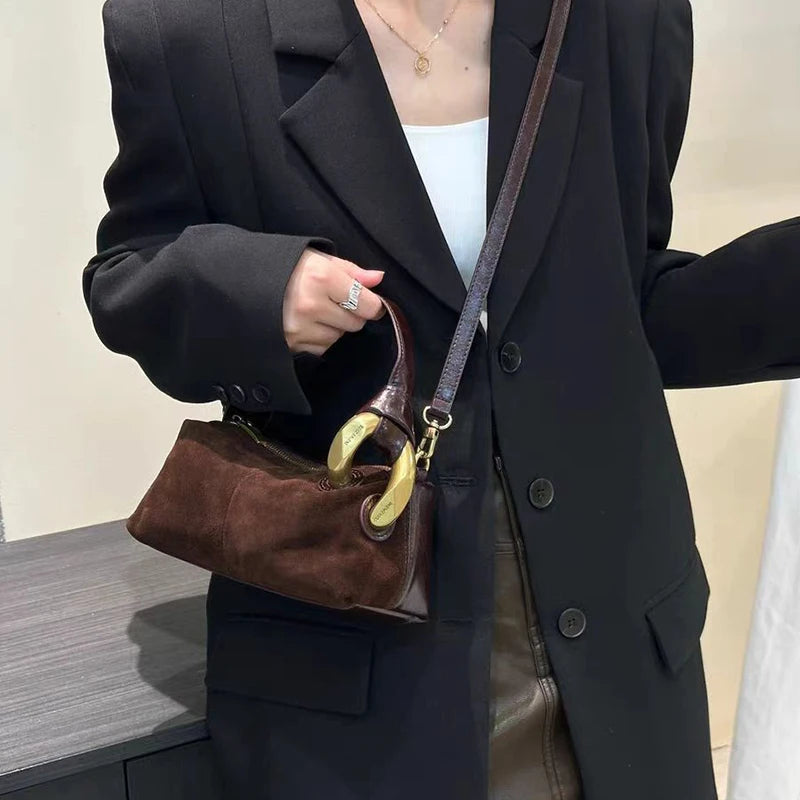 Fashion Shoulder Bag for Women Faux Suede Leather Female Handbags small ladies messenger Crossbody Bags Sac A Main bolsos