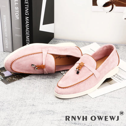 Not Logo Women's Adult Summer Rubber Casual Stitching Flats Sandals - Low Price