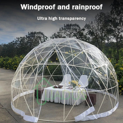 3.6M TPU Clear Bubble Dome Tent for Outdoor Events Parties Camping Cafe Dining - Luxury PVC Garden Igloo Style Tent Bubble Tree
