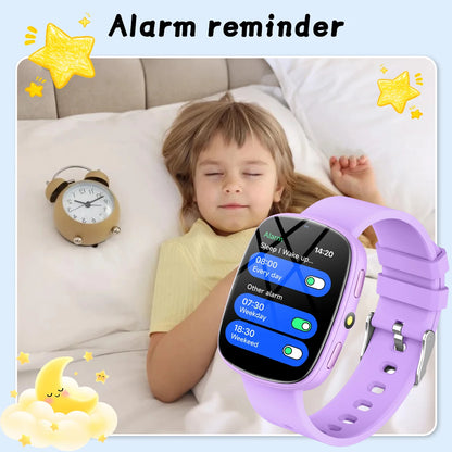 NEW Smart Watch for Children Touch Screen Camera Control 260mAh Long Battery Flashlight 22 Games Learn Partners Boys Girls Gifts
