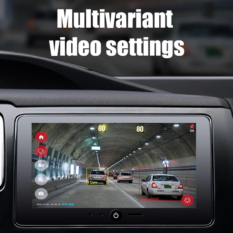 Vtopek 2K ADAS USB Car DVR HD Driving Recorder For Android Multimedia Radio Player Head Unit Dash Camera ADAS Recorder G-Shock