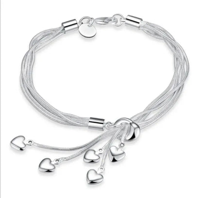 925 Sterling Silver Bracelet Woman Vintage Luxury Original Jewelry Accessories Fashion Designer Party Wedding Jewelry Gifts 2025