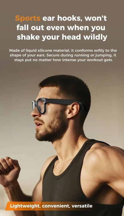 Smart Glasses HD Photo Video Open AI Record Translation Touch Photochromic Lenses Bluetooth Call Music Multifunction Glasses