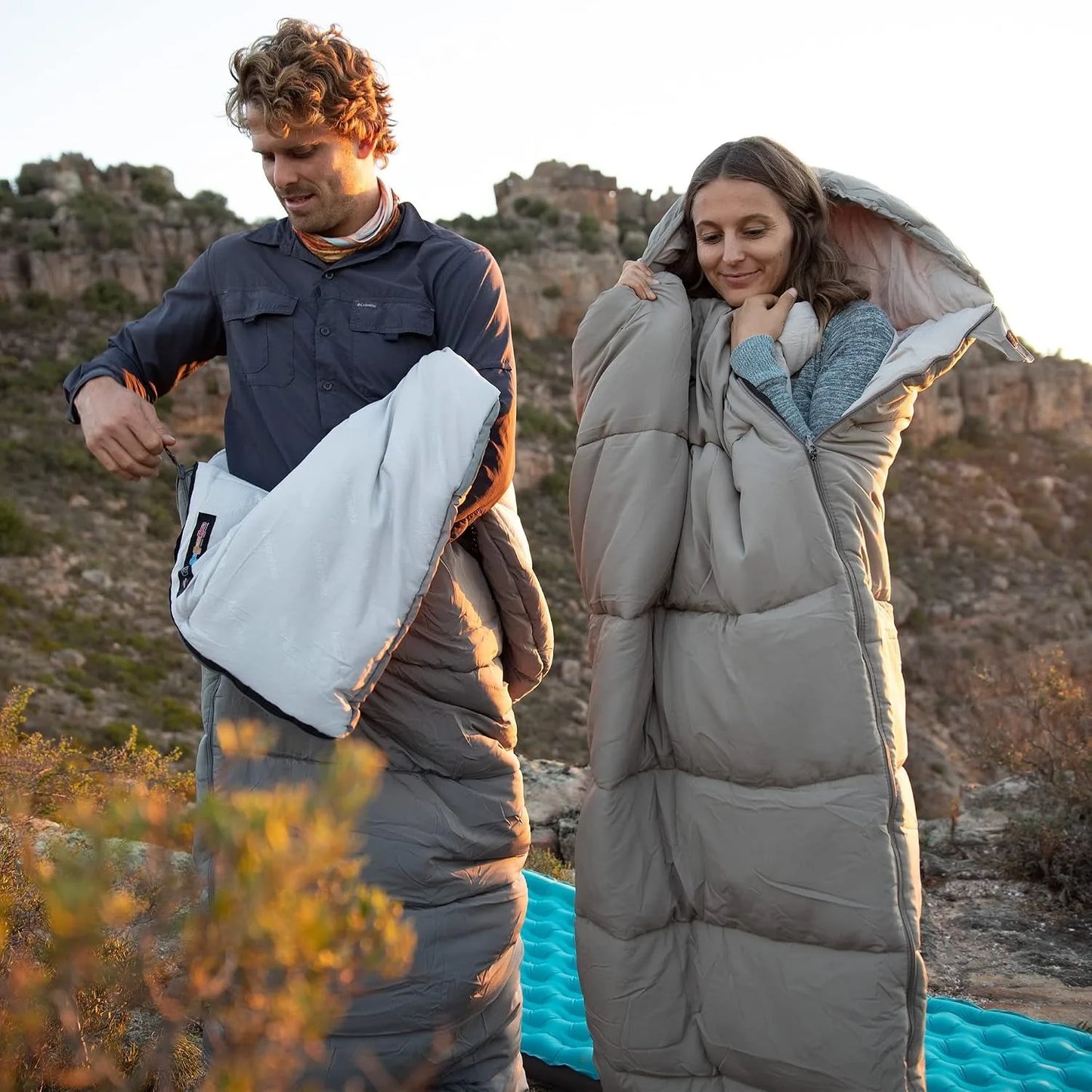 Naturehike Camping Sleeping Bag with Hood 3 Seasons Sleeping Bag Warm Lightweight Waterproof Outdoor Envelope Sleeping Bags