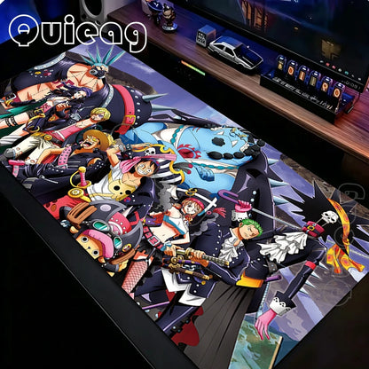 900x400mm Cartoon One Piece Gaming Mouse Pad Speed XXL Rubber Anime Gamer Keyboard Mouse Mat Big Motbook Computer PC Mousepad