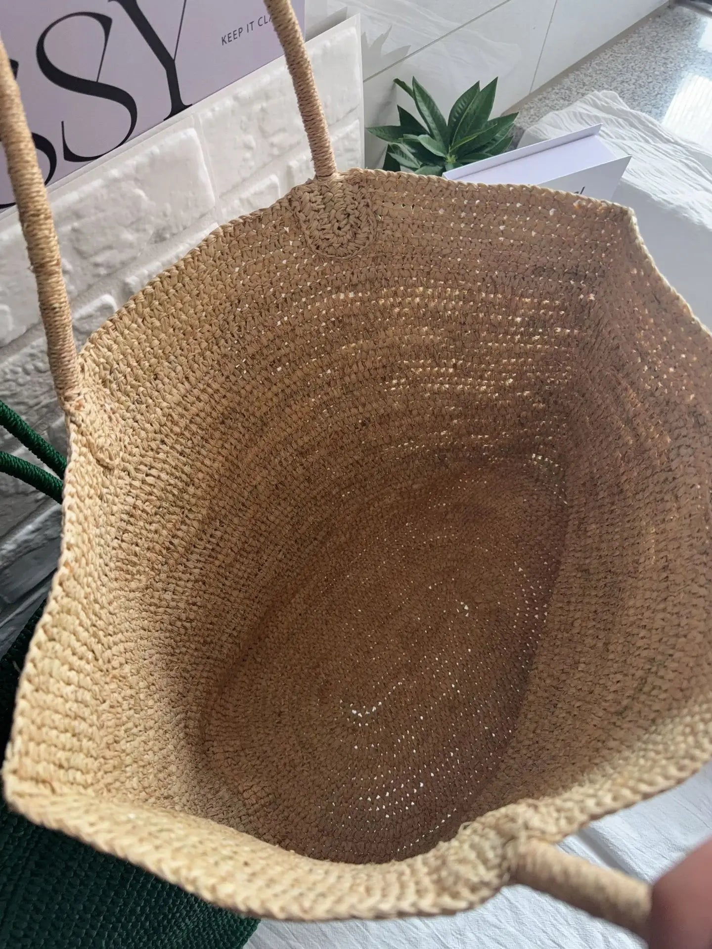 2026 New Summer Handmade Raffia Large Capacity Tote Bag for Women, Natural Straw Beach Bag, Luxury Shoulder Handbag