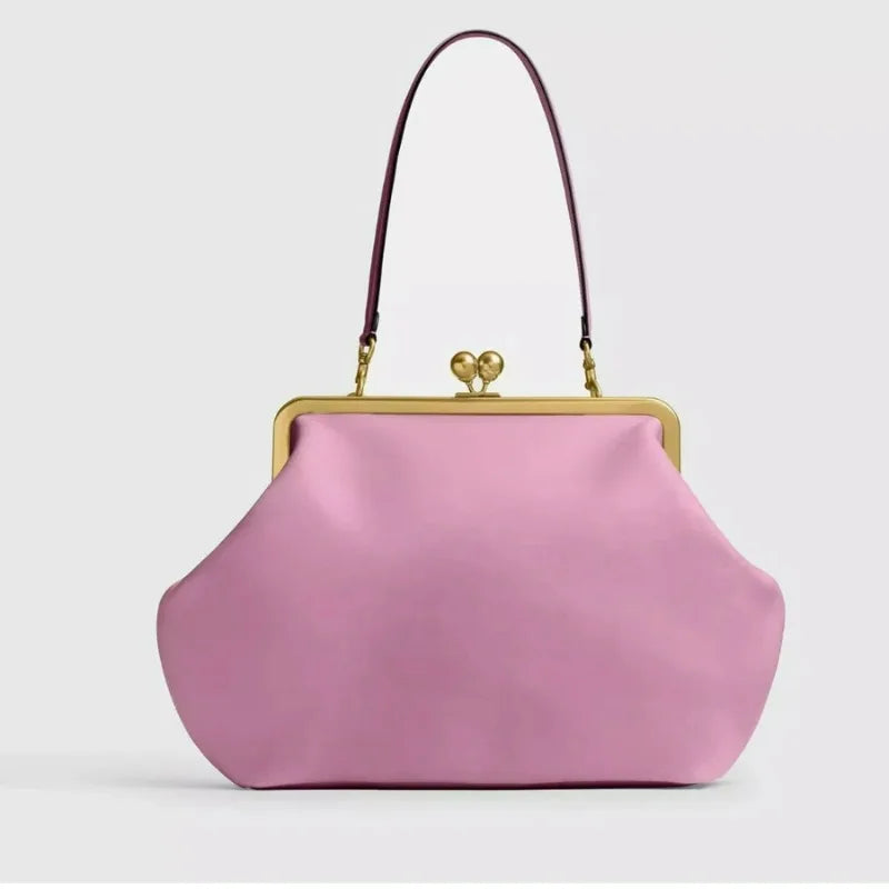 Branded Women's Shoulder Bag Exquisite Irregular Design Seashell Handbag Luxury Large Capacity Clip Clutch Elegant Evening Bag