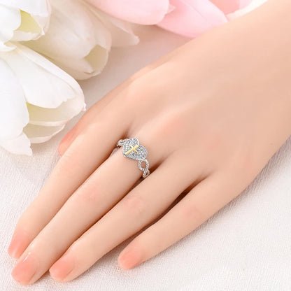 Original 925 Sterling Silver Ring Sun Star Moon Love Bowknot Sunflower Ring For Women Wedding Anniversary Ring Jewelry Gift