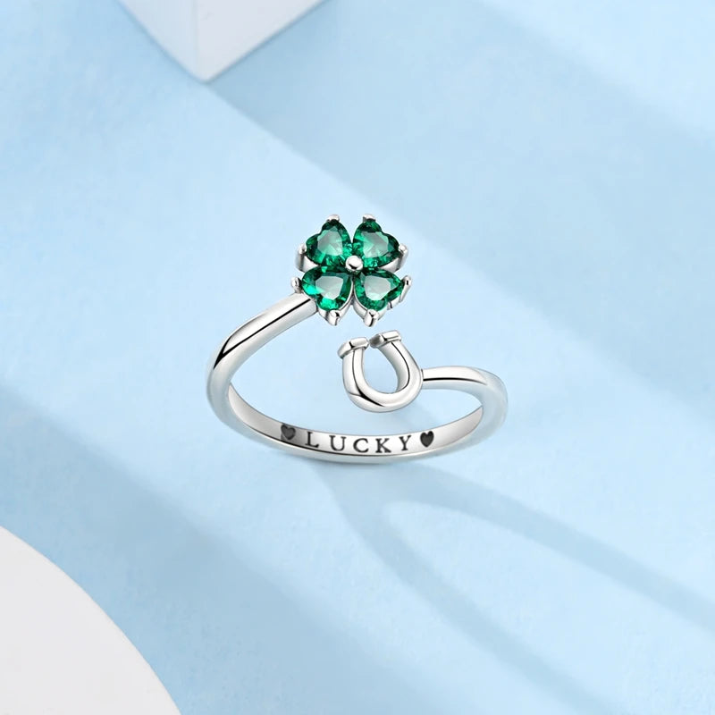 Rings Hot Sales 925 Sterling Silver Love Heart Sun Moon Star Iris Adjustable Rings For Women Wedding Birthday Party Jewelry Gift