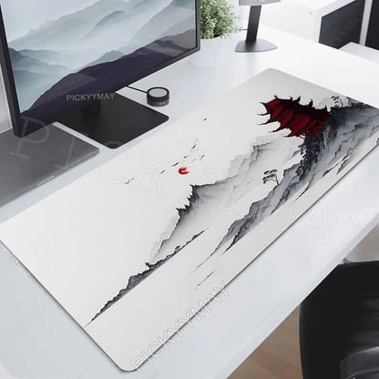 Ink Painting Desk Mat Gamer Mousepads Company Mouse Pad Office Desk Pads Large Mousepad Chinese Style Mouse Mats For Computer