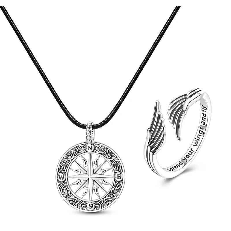 Luxury Necklace 925 Silver Original Sterling Zircon Dragonfly Butterfly Firefly Star Moon Chain Link For Women Wedding Jewelry