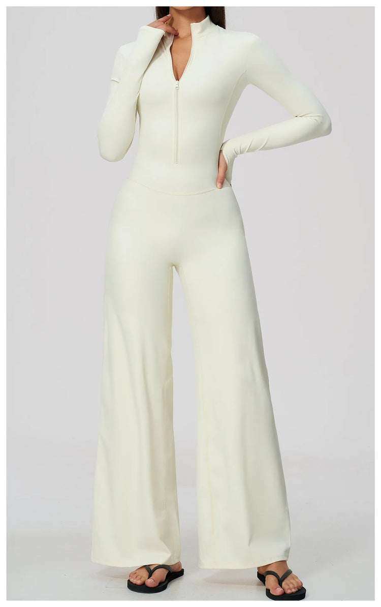 Summer Long Sleeve Yoga Suit Women's Tracksuits Gym Clothes Training Sportswear Fitness Sports Bodysuit Female Workout Overalls