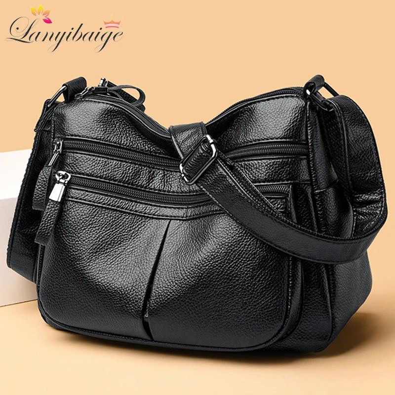 High Quality Genuine Leather Ladies Bags Fashion Purses And Handbags Famous Designer Crossbody Shoulder Bag For Women Sac A Main