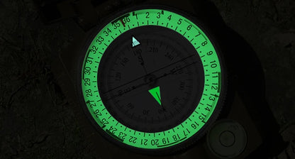 Metal Tactical Survival Military Compass Professional High Precision Sighting Navigation Luminescent for Outdoor Hiking Geology