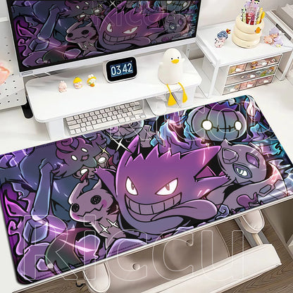 Gaming Anime P-Pokemons Gyarados Mousepad Large Non-slip Rubber Mouse Pad Gamer XXL 900x400mm Pc Keyboard Desk Mouse Mat Carpet