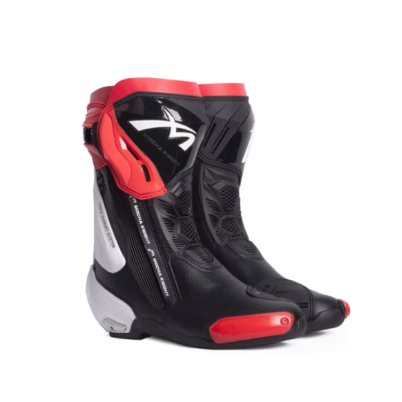 Men's Summer Breathable Racing Boots MOCHA SH109 Motorcycle Boots Breathable Women's Off-road Racing CE Certified Riding Boots