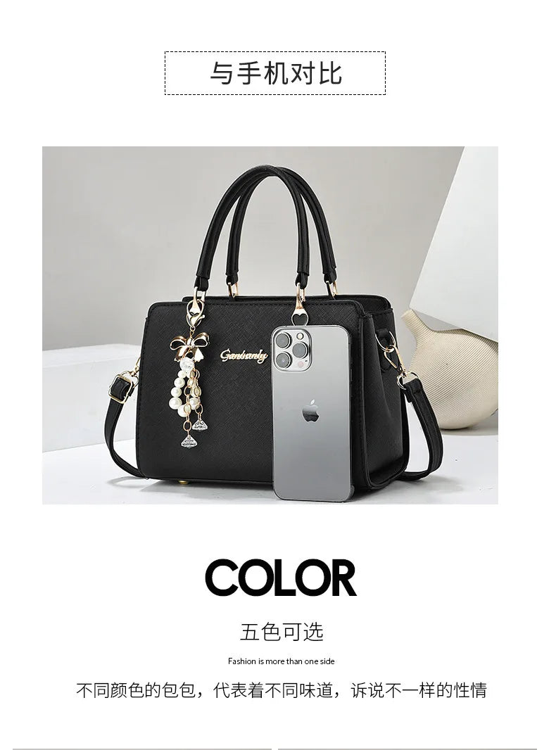 New Women bag Shoulder bag Handbag for women 2026 Crossbody bag pattern PU Portable bucket bag ladies messenger bag