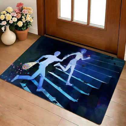 C-Chainsaw Man Floor Mat Cozy Flannel Soft Thick Non-Slip Mat for Living Room Bedroom Kitchen Decor Rugs