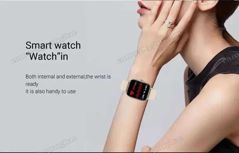 2026 New Smart Watch Android Phone 1.44''Inch Color Screen Bluetooth Call Blood Oxygen/Pressure Monitoring Smart Watch Women Men