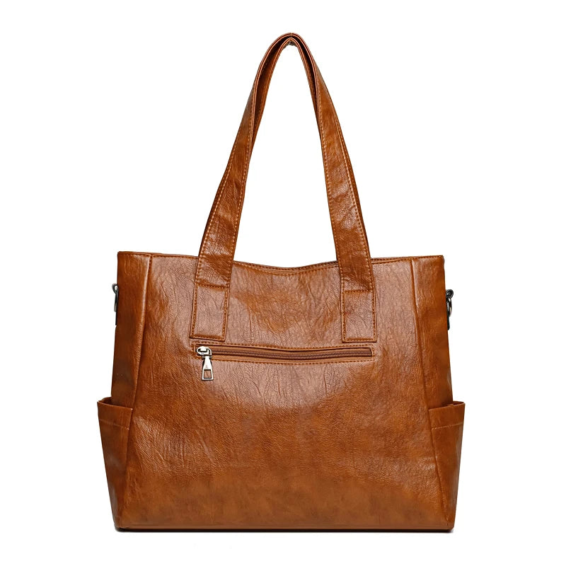 3 Set Women's New High-quality PU Leather Shoulder Cross-body Bags Luxury Designer Ladies Messenger Commuting Versatile Handbags