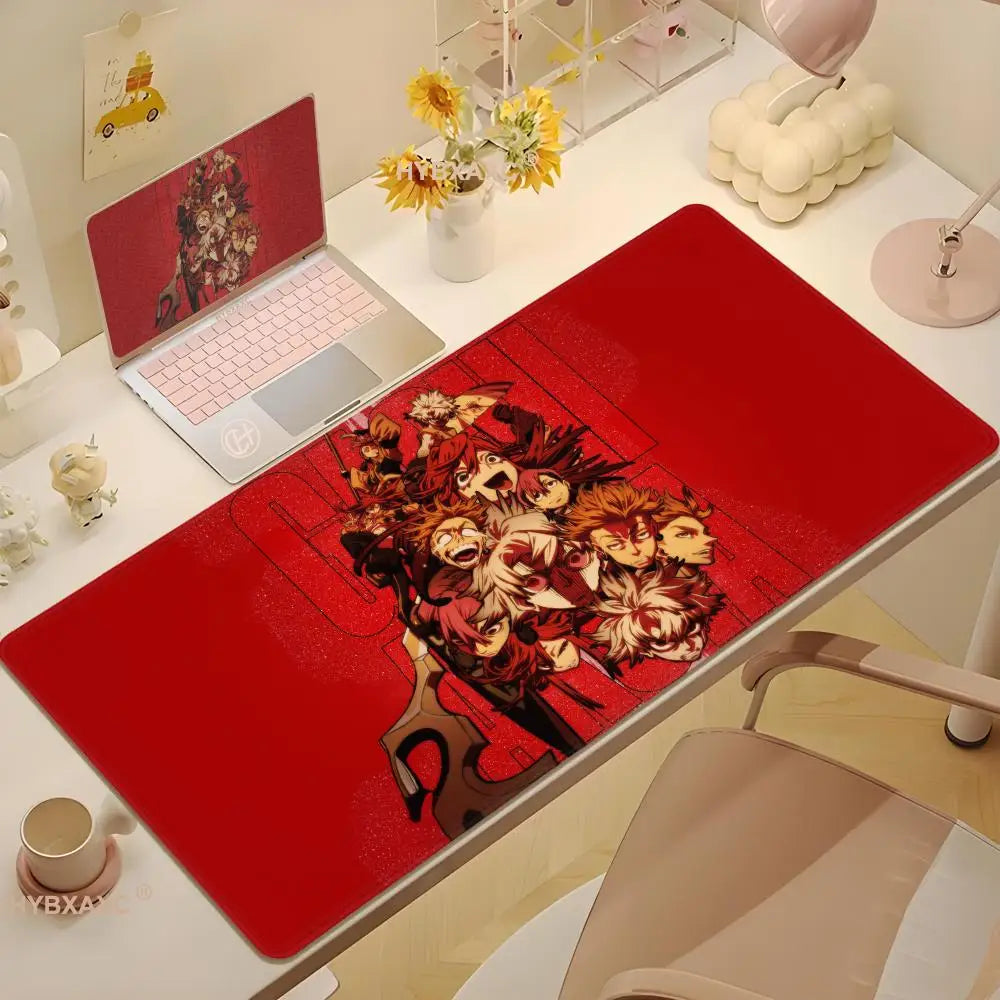 Anime Gachiakuta game large mouse pad suitable for office soft desk pad computer accessories non-slip keyboard rubber mouse pad