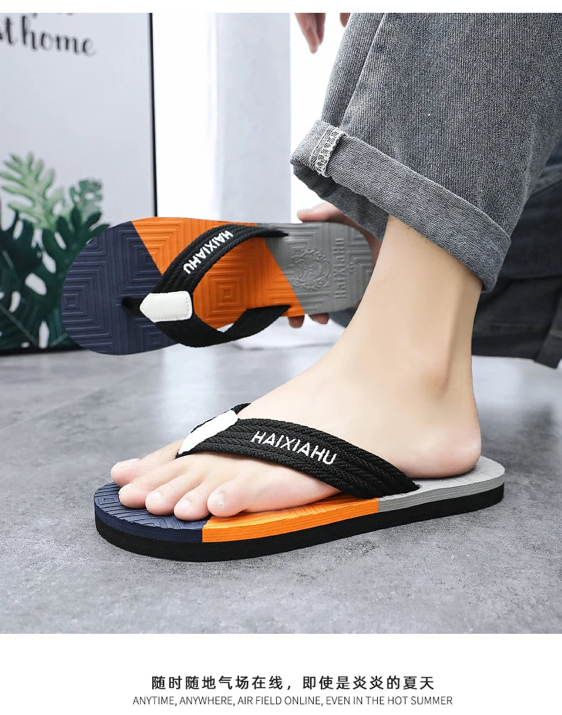 Men's Summer Flip Flops EVA Non Slip Slippers Soft High Quality Sandals Beach Indoor Slides Ultralight Fashion Orginal Shoes