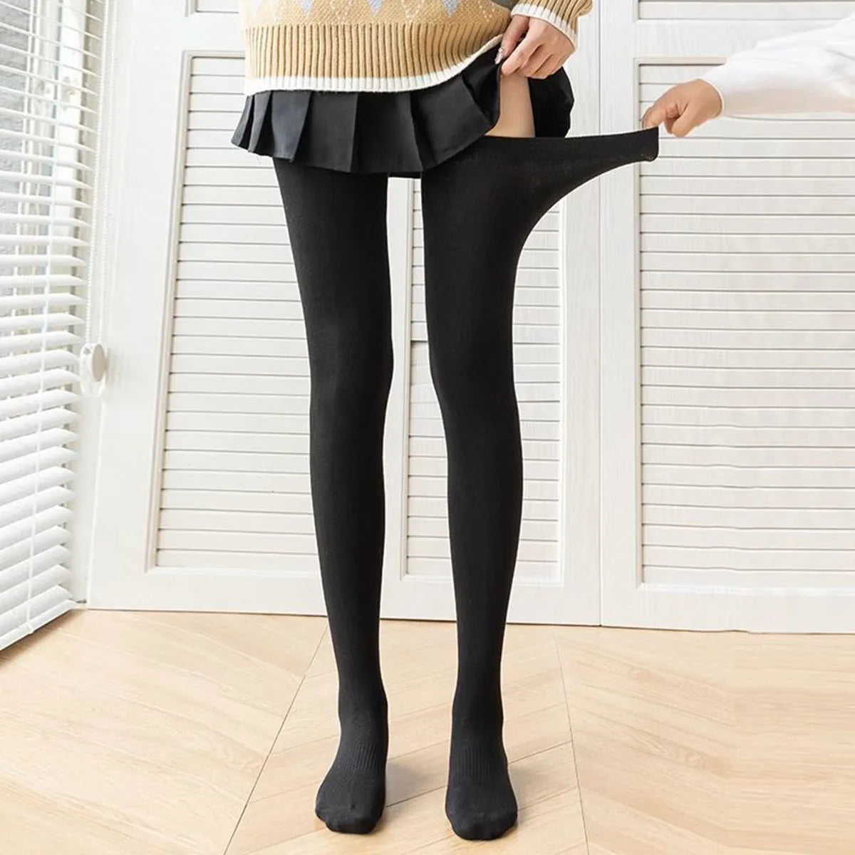 1/2Pcs Extended Over Knee High Socks Silicone Anti Slip High Tube Cotton Socks High Elasticity Loose Oversized Women's Stockings
