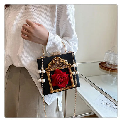 Luxury Angel Female Handbags Fashion Pearl Women Bag Cross Body Brand Leather Women Shoulder Bag Ladies Hand Bags
