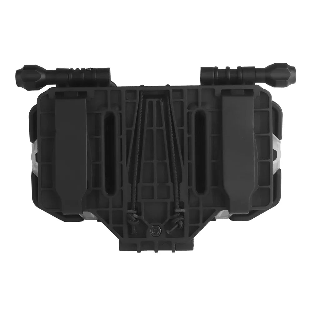 Tactical Militar Outdoor Survival Compass for MOLLE Mobile Phone Holder Navigation Board Foldable Admin Panel Hunting Vest Gear