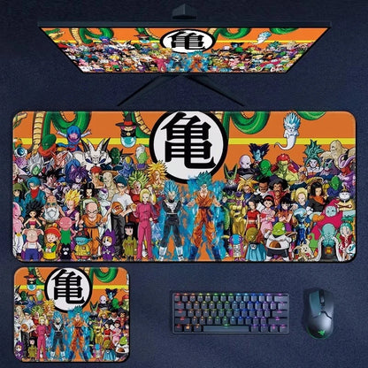 High Quality Print Dragon Ball Leather Mouse Pad Oversized Japanese Anime Nostalgic Son Goku Desk Mat Keyboard Pad Notebook Pad