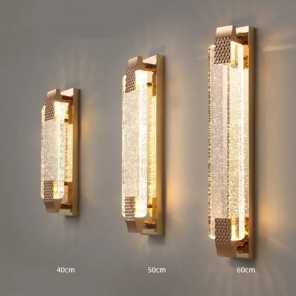 Modern Luxury Crystal Wall Lamp Bedroom Bedside Corridor Stairway Hallway Restaurant Kitchen Background Wall Led Light Sconce