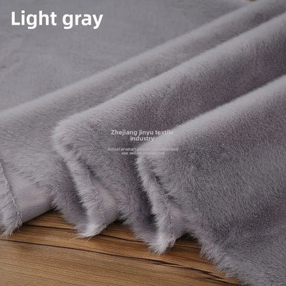 Thickened Imitation Mink Fur Grass Plush Fabric for Soft DIY Sewing Handmade Coat Vest Toy Doll Clothing Fashion Cloth Material