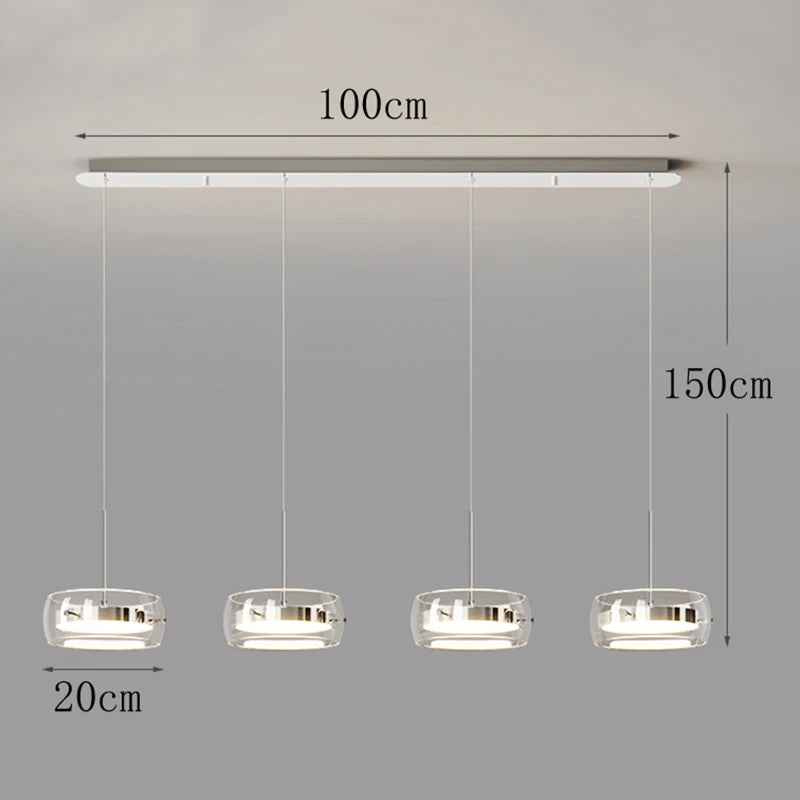 Modern Pendant Light Lamps, Home Decor Ring LED Lights for Living Room,Chandeliers for Dining Room Hanging Light Indoor Lighting