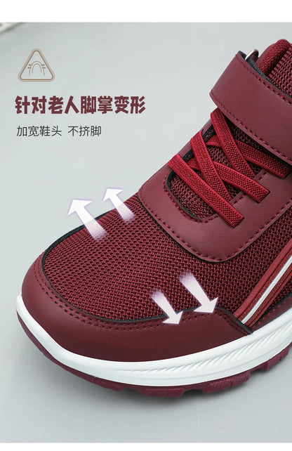Women's Autumn New Shoes Breathable and Comfortable Walking Shoes Winter Sneakers Women Velcro Sneakers  Casual Shoes