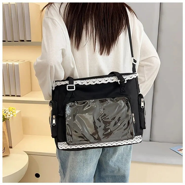 Ballet Girl Large Appetite Itabag Japanese Two-Dimension Single Shoulder Crossbody Bag Gift For Friends Women'S Handbag